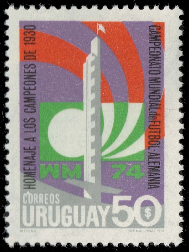 Uruguay **U-Pick** Stamp Stop Box #161 Item 01