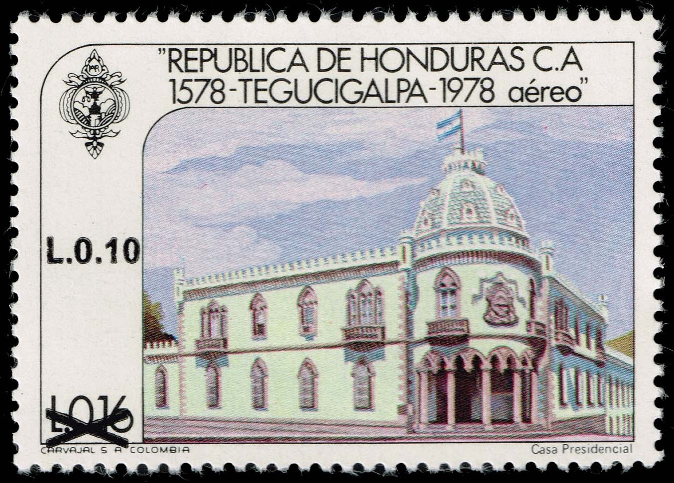 Honduras **U-Pick** Stamp Stop Box #161 Item 26