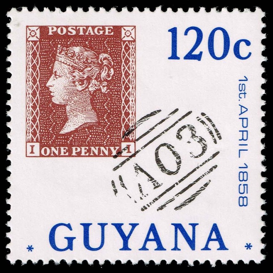 Guyana **U-Pick** Stamp Stop Box #162 Item 03