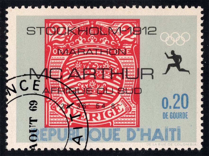 Haiti **U-Pick** Stamp Stop Box #162 Item 19