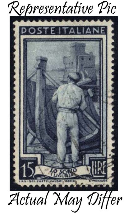 Italy #556 Shipbuilding; Used at Wholesale - Click Image to Close
