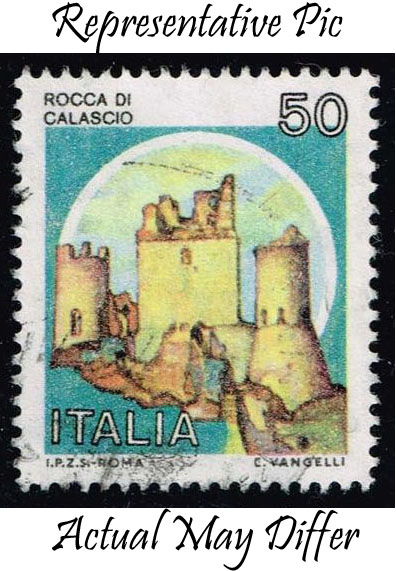 Italy #1412 Rocca di Calascio Castle; Used