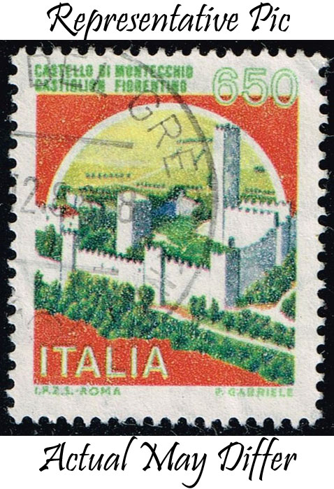 Italy #1658 Montecchio Castle; Used at Wholesale